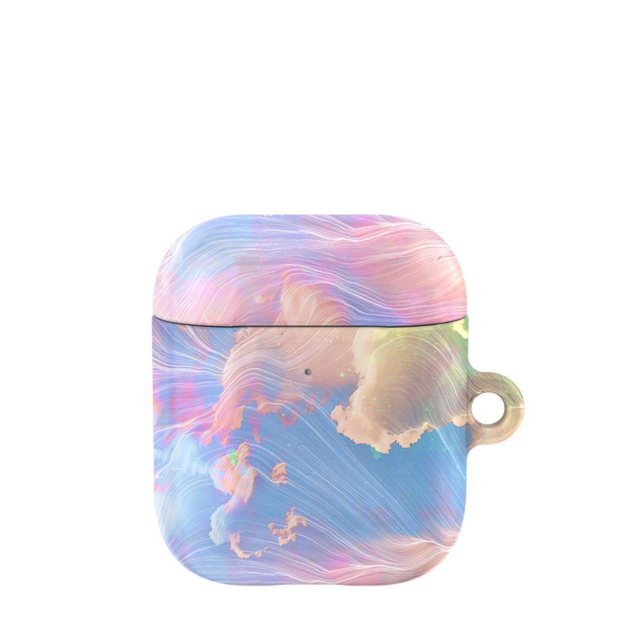 Aurora marble airpods case치즈빈