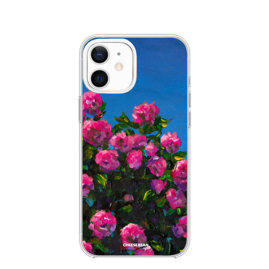 Blooming oil painting case (blue)치즈빈